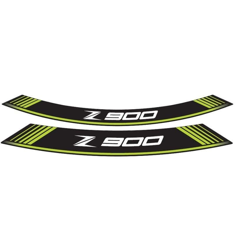 Rim strip PUIG Z900 verde set of 8 rim strips