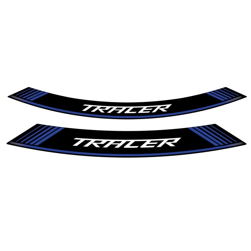 Rim strip PUIG TRACER Albastru set of 8 rim strips pentru YAMAHA Tracer 7 2021-2024