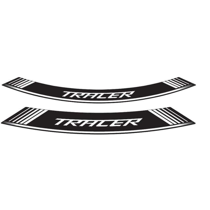 Rim strip PUIG TRACER Alb set of 8 rim strips