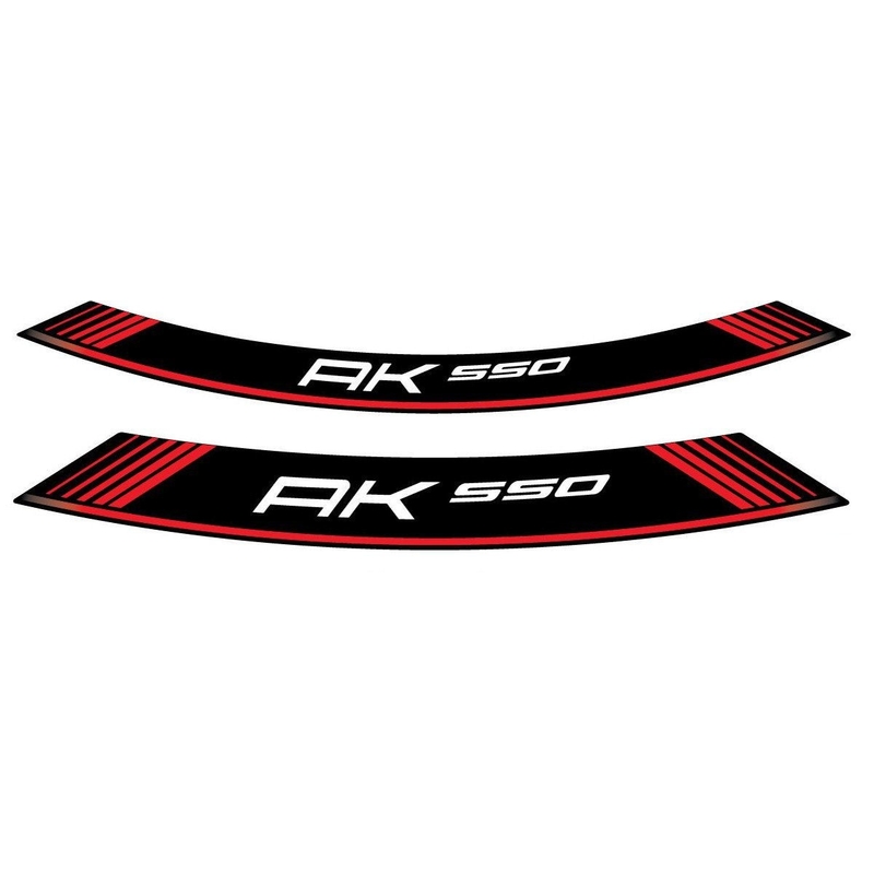 Rim strip PUIG AK550 Rosu set of 8 rim strips