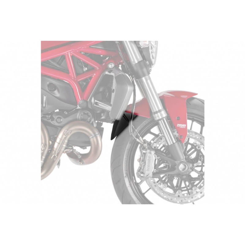Front fender extension PUIG Negru