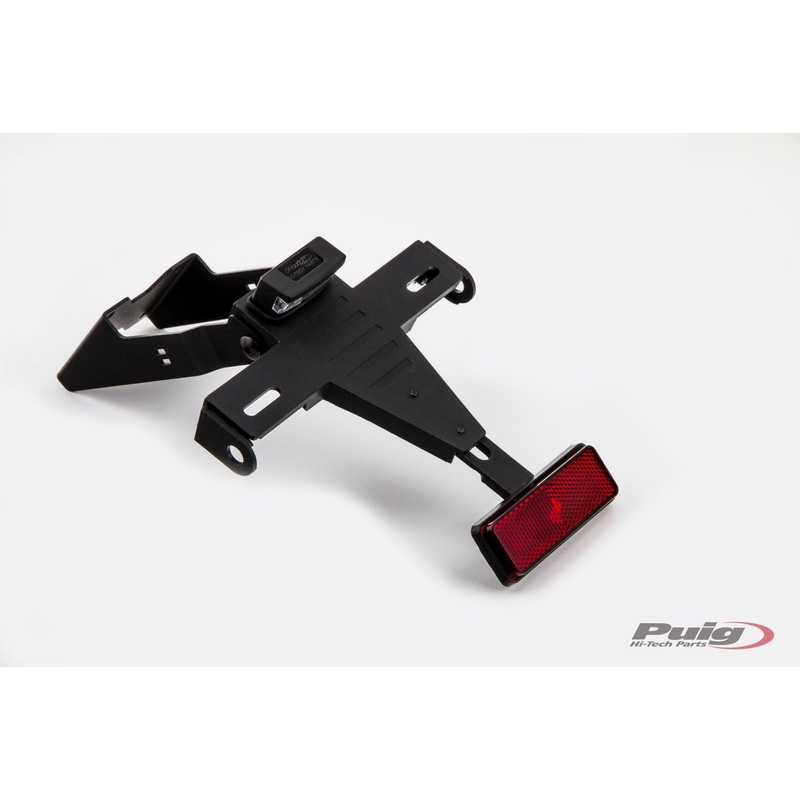 Adjustable license support PUIG Negru