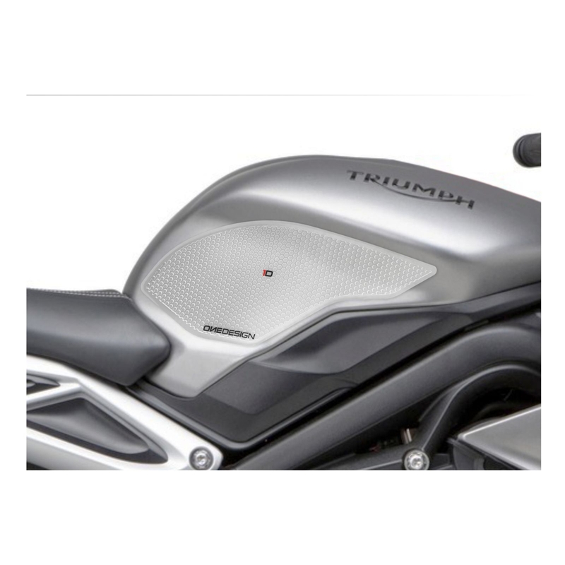 Tank side protectors PUIG ANTI-SLIP transparent