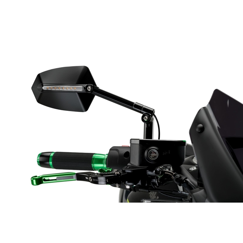 Oglinda retrovizoare PUIG GTI black / black dreapta lichidare