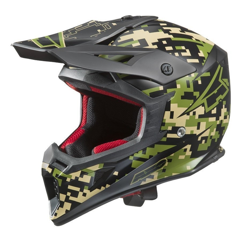 Casca de motocross AXO Jump camuflaj lichidare