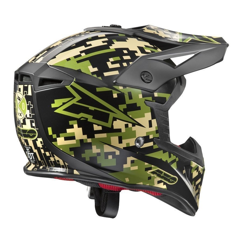 Casca de motocross AXO Jump camuflaj lichidare