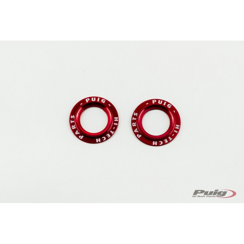 Rings for axle sliders PUIG PHB19 aluminium Rosu