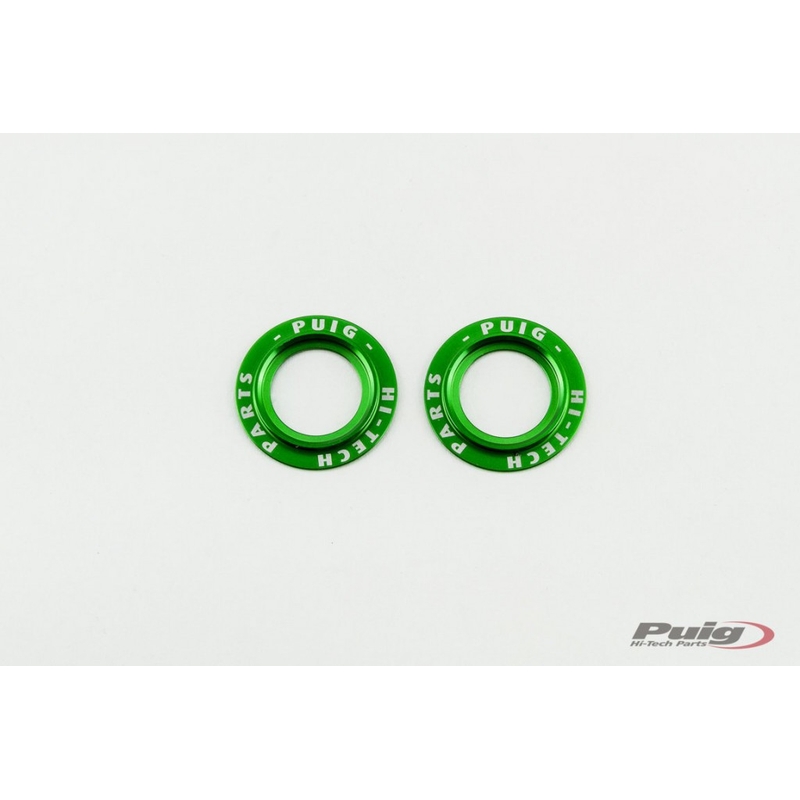 Rings for axle sliders PUIG PHB19 aluminium verde