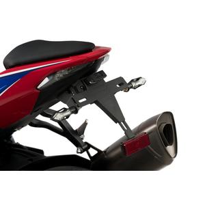 Adjustable license support PUIG 20489N Negru
