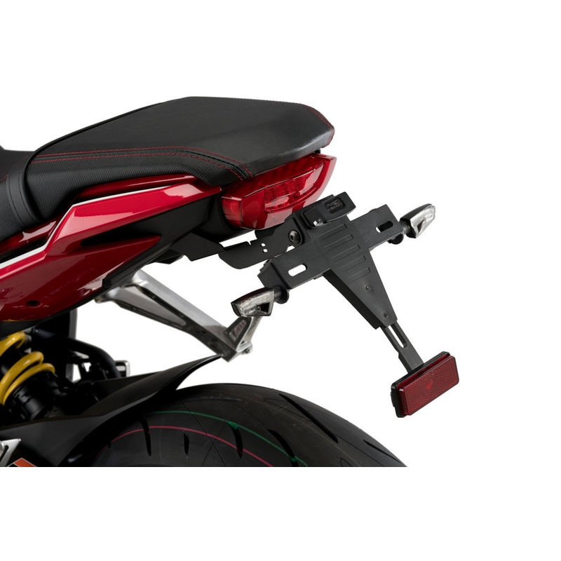 Adjustable license support PUIG Negru