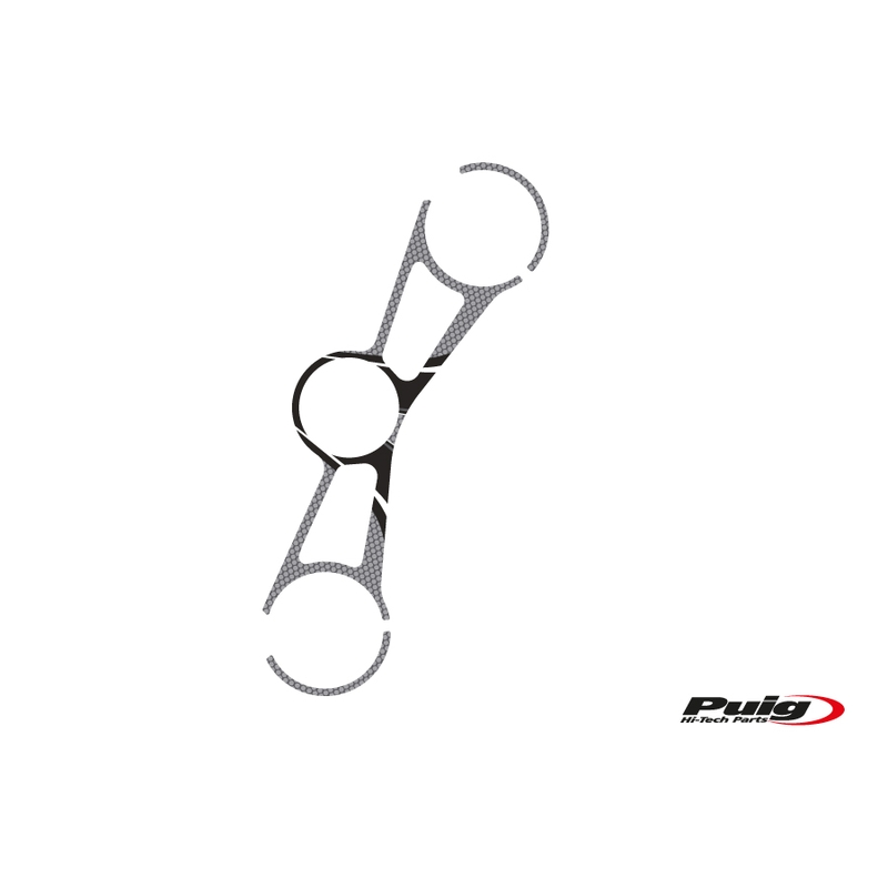 Yoke protector PUIG RADIKAL gri pentru BMW S 1000 RR 2019-2022