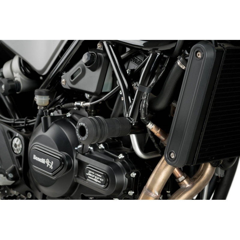 Frame sliders PUIG VINTAGE 2.0 Negru pentru BENELLI Leoncino 500 2016-2024