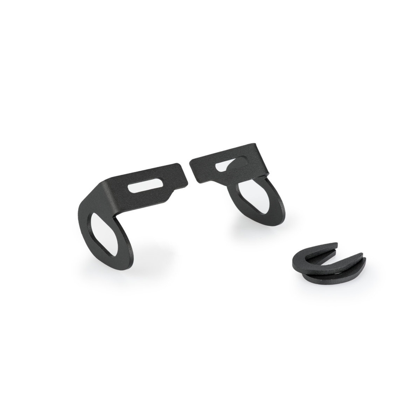 Turn lights plate supports kit PUIG Negru