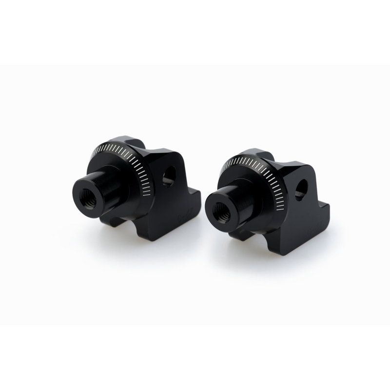 Footpeg adapters PUIG Negru pentru TRIUMPH Tiger 900 2020-2025