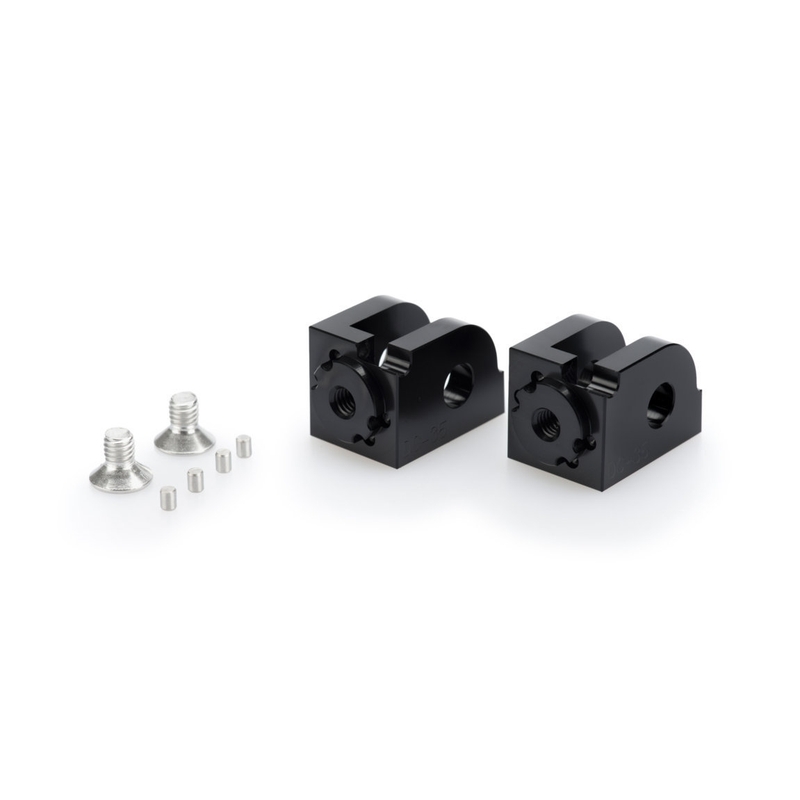 Footpeg adapters PUIG ajustabila Negru