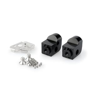 Footpeg adapters PUIG 20326N ajustabila Negru
