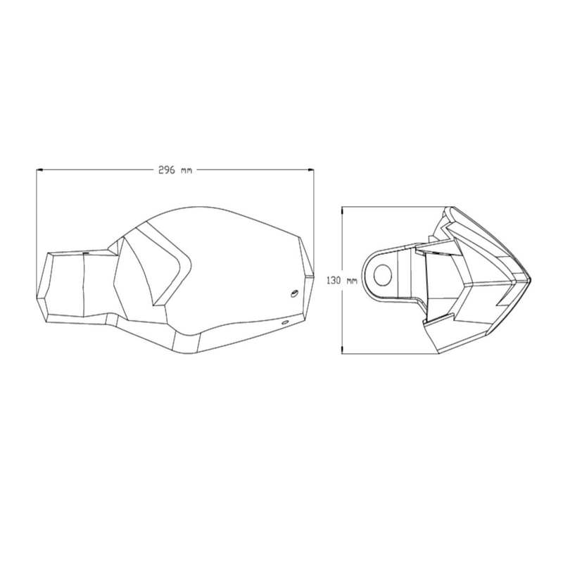 Protectii de maini PUIG matt black pentru DUCATI Scrambler Desert Sled 800 2017-2020, DUCATI Scrambler Full Throttle 803 2023-2026