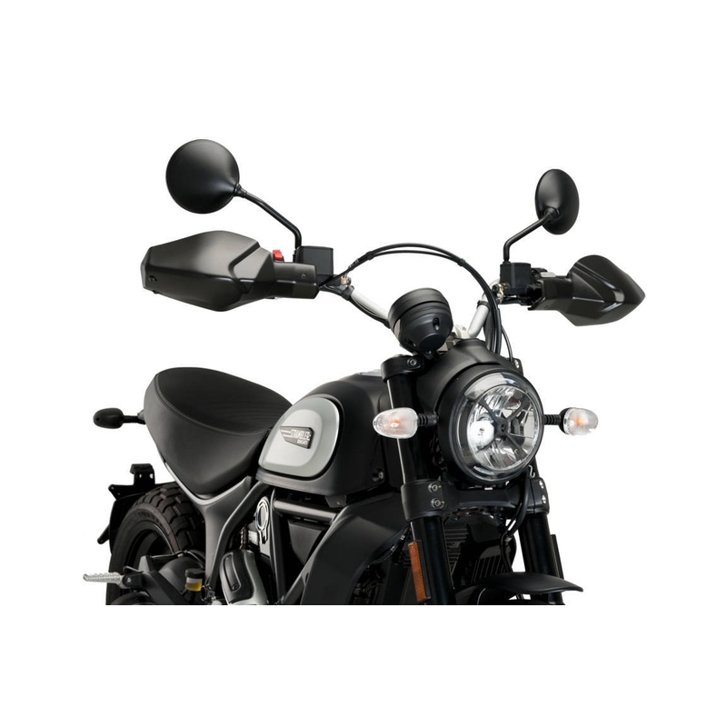 Protectii de maini PUIG matt black pentru DUCATI Scrambler Desert Sled 800 2017-2020, DUCATI Scrambler Full Throttle 803 2023-2026
