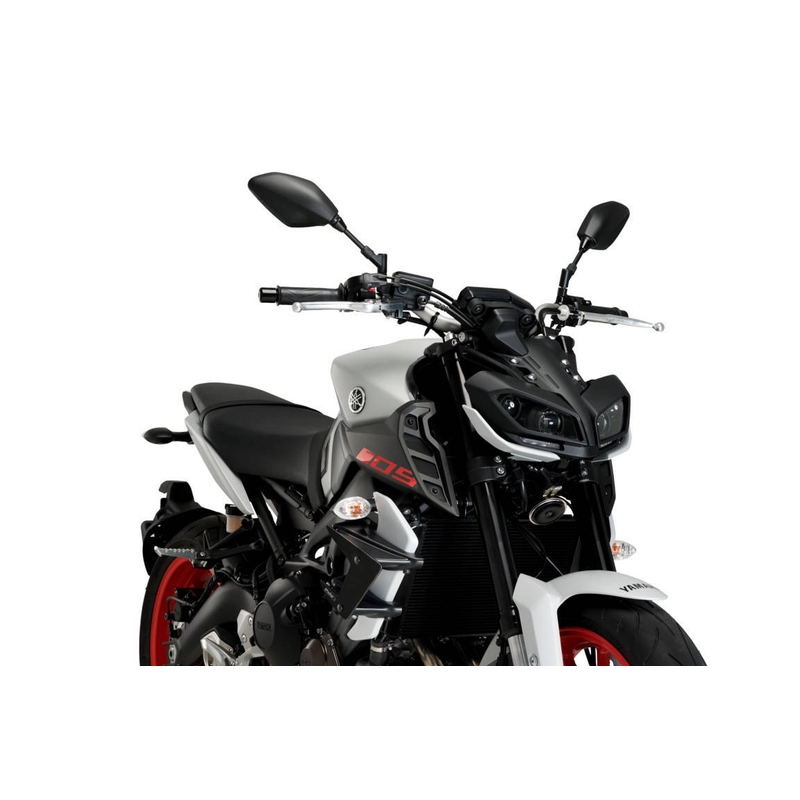 Side spoilers PUIG DOWNFORCE Negru pentru YAMAHA MT-09 850 / 890 2017-2020