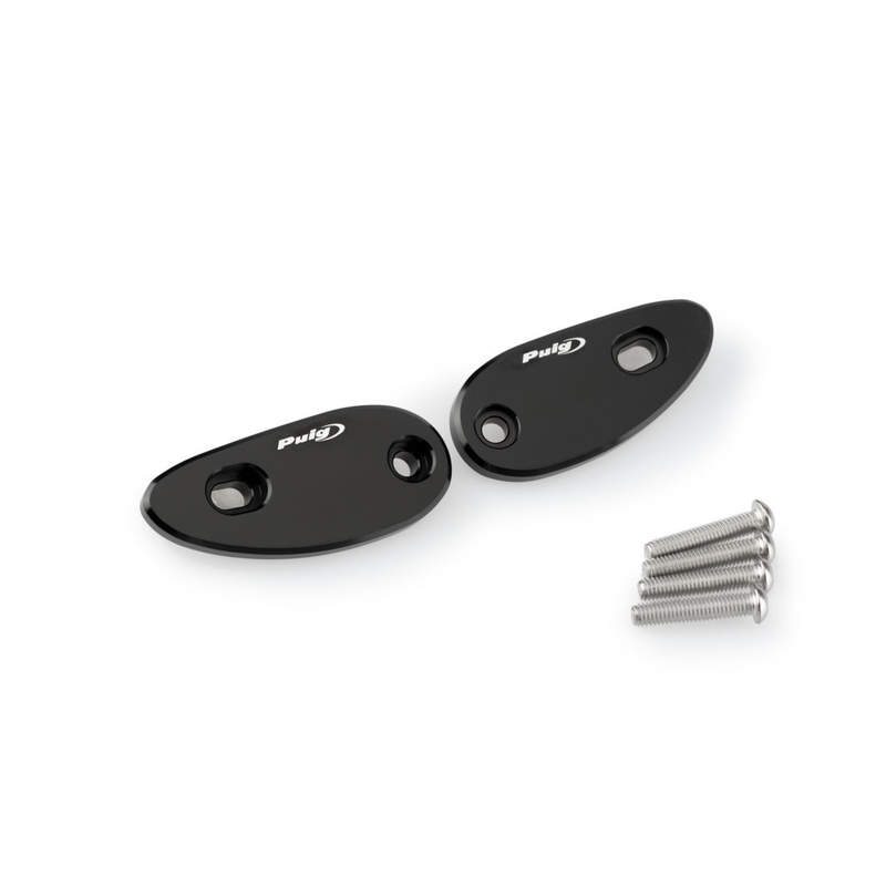 Mirrors caps PUIG Negru pentru HONDA CBR 1000 RR Fireblade 2017-2020, HONDA CBR 1000 RR-R Fireblade 2020-2024