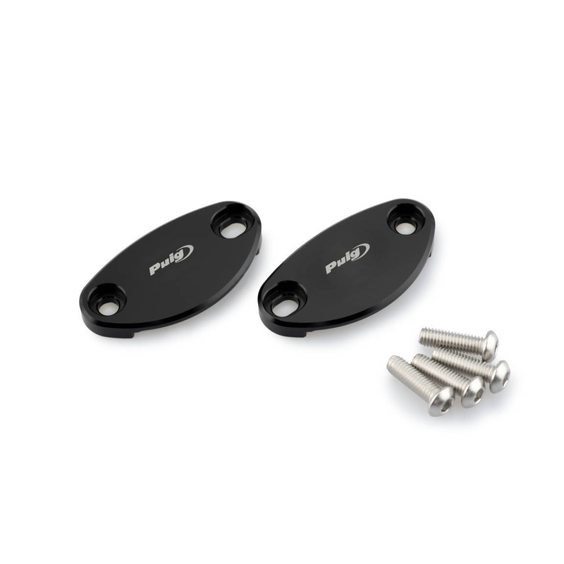 Mirrors caps PUIG Negru pentru KAWASAKI ZX-10R / RR Ninja 1000 2016-2026