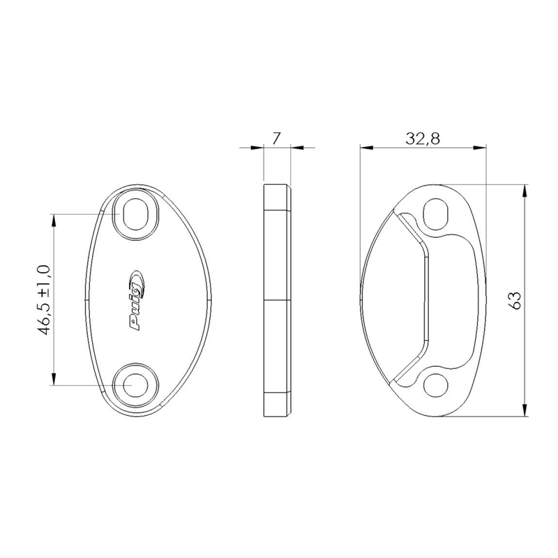 Mirrors caps PUIG Negru pentru KAWASAKI ZX-10R / RR Ninja 1000 2016-2026