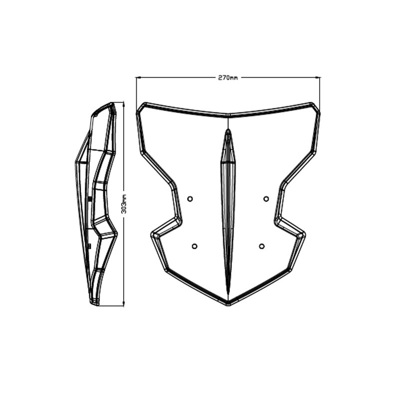 Parbriz PUIG NEW GEN. SPORT smoke