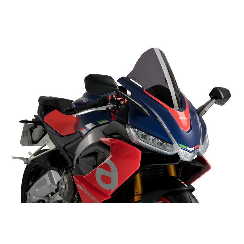 Parbriz PUIG R-RACER dark smoke pentru APRILIA RS 660 (Factory) 2021-2024