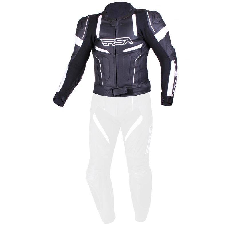 Bărbați RSA Speedway jachetă negru și alb výprodej lichidare