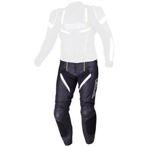 Pantaloni bărbați RSA Speedway negru-alb-alb-albastru-galben-fluo výprodej lichidare