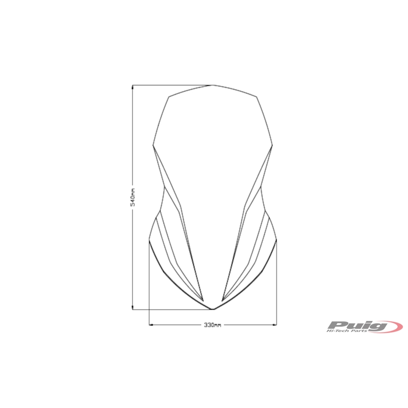 Parbriz PUIG TOURING transparent