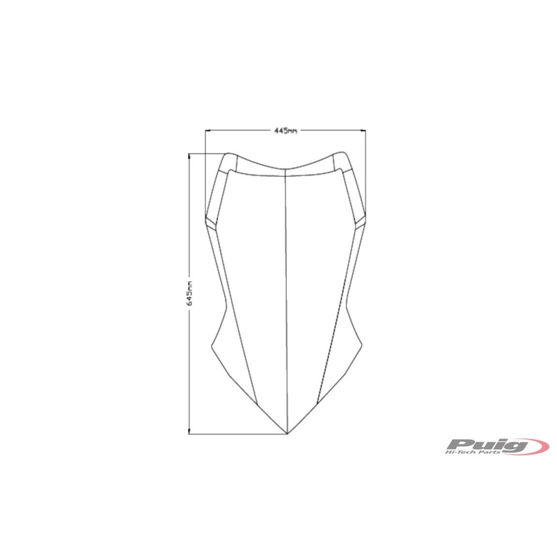 Parbriz PUIG TOURING smoke