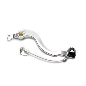 Brake pedal MOTION STUFF 83P-0021002 silver body, black steel fixed tip Steel Fixed Tip