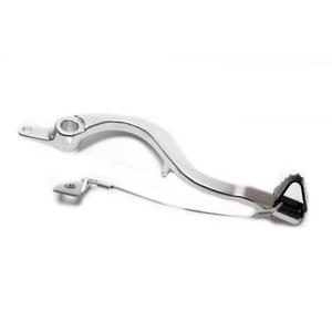 Brake pedal MOTION STUFF 83P-0221002 silver body, black steel fixed tip Steel Fixed Tip