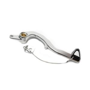 Brake pedal MOTION STUFF 83P-0610202 silver body, black steel fixed tip Steel Fixed Tip