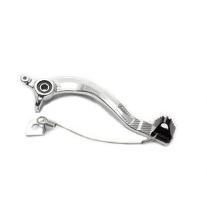 Brake pedal MOTION STUFF 83P-0821002 silver body, black steel fixed tip Steel Fixed Tip