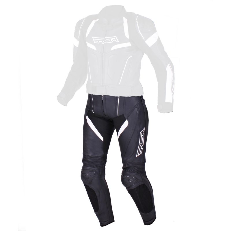 Pantaloni RSA Speedway pentru femei Negru și alb výprodej lichidare