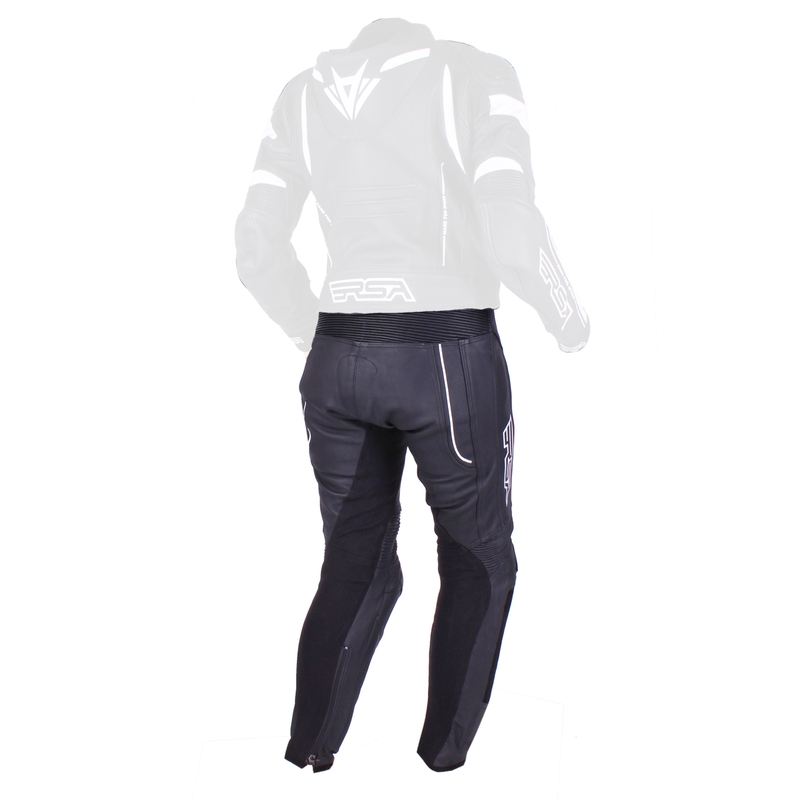Pantaloni RSA Speedway pentru femei Negru și alb výprodej lichidare