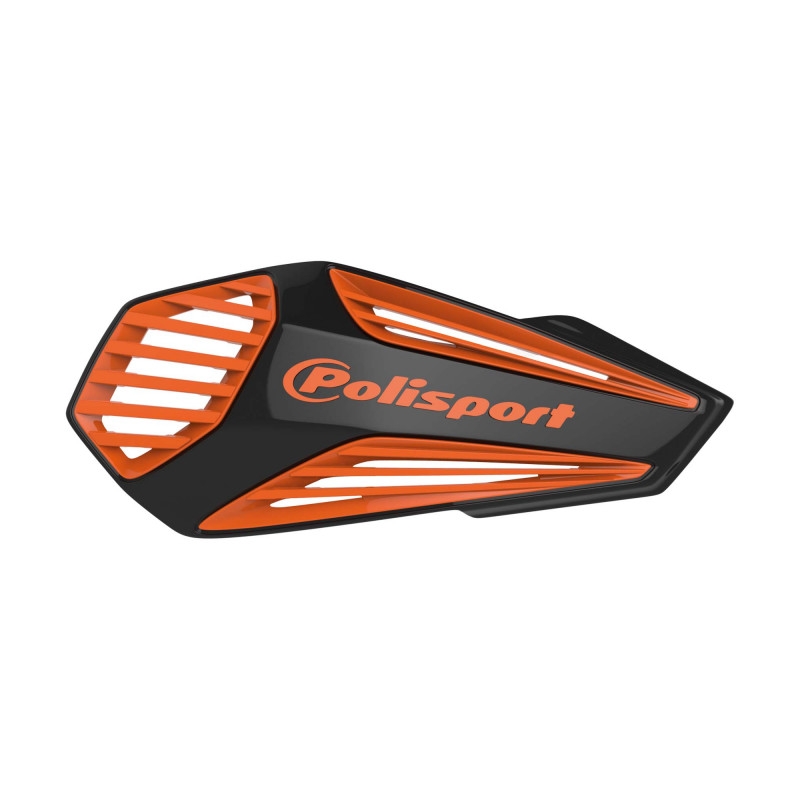 Handguard POLISPORT MX AIR with universal handlebar mounting kit Black / ORK-16