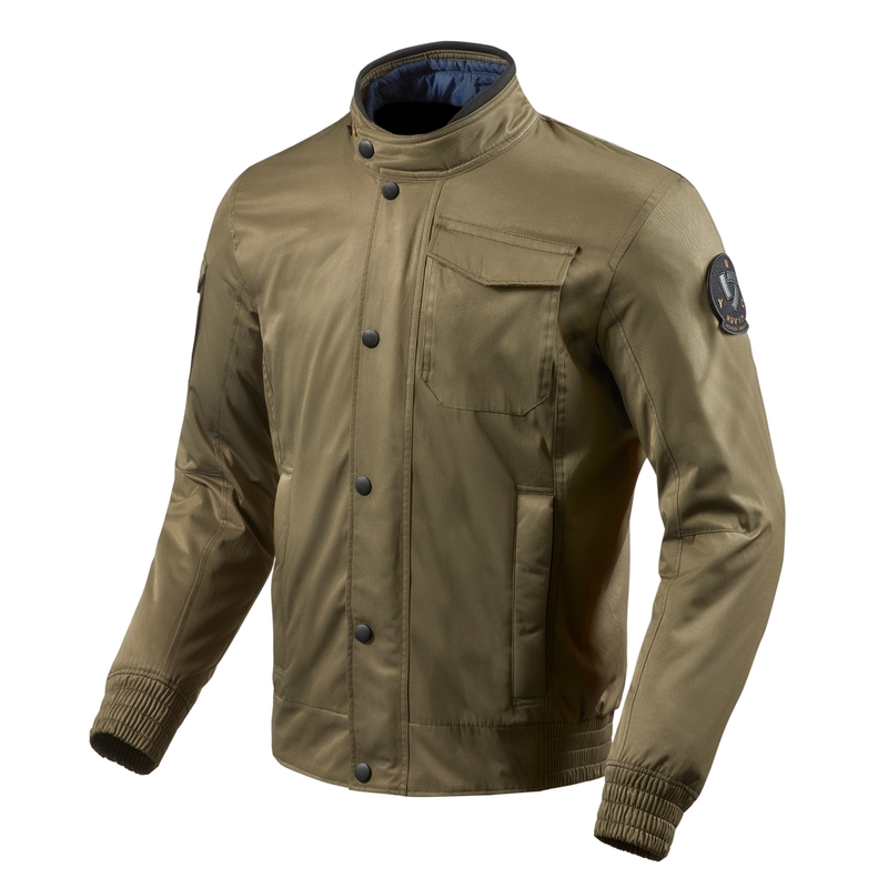 Revit Millburn Jachetă de motocicletă - soldă verde armată lichidare