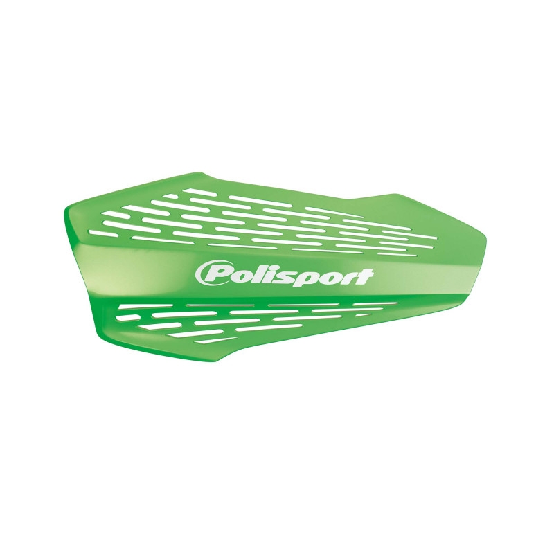 Handguard POLISPORT MX FORCE with universal handlebar mounting kit Green 05