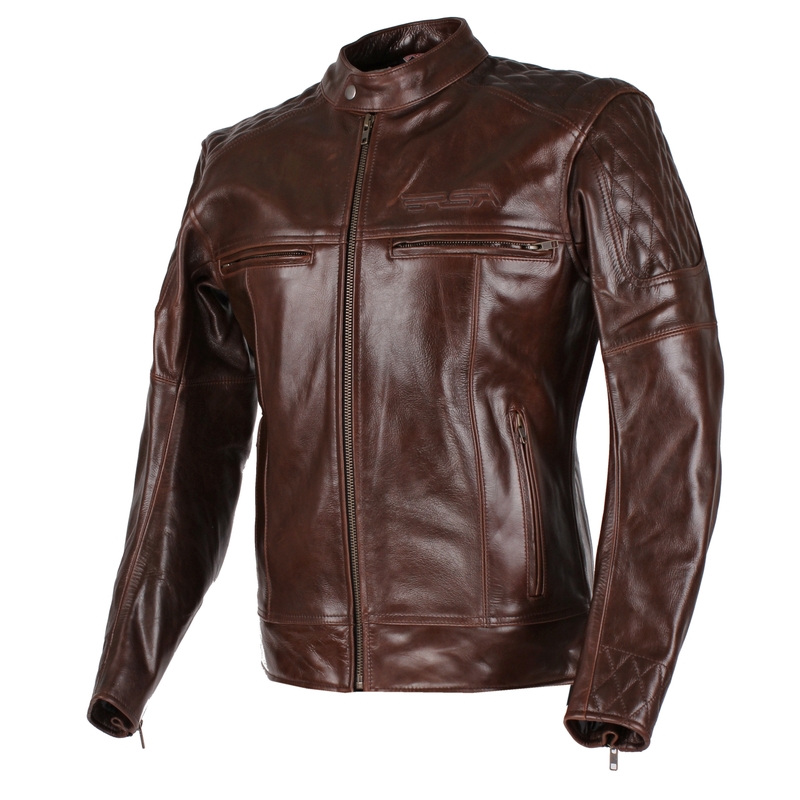 Jacheta de motociclete din piele RSA Cruz lichidare