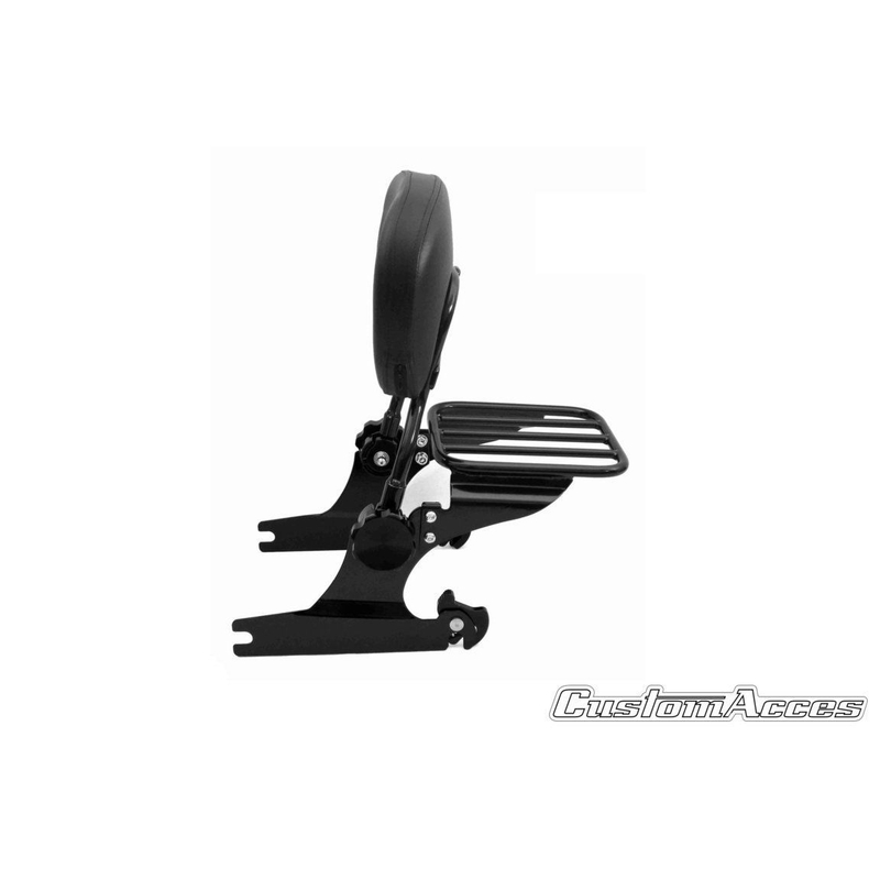 Sissybar plane CUSTOMACCES LUXUS SOFTAIL Negru lichidare