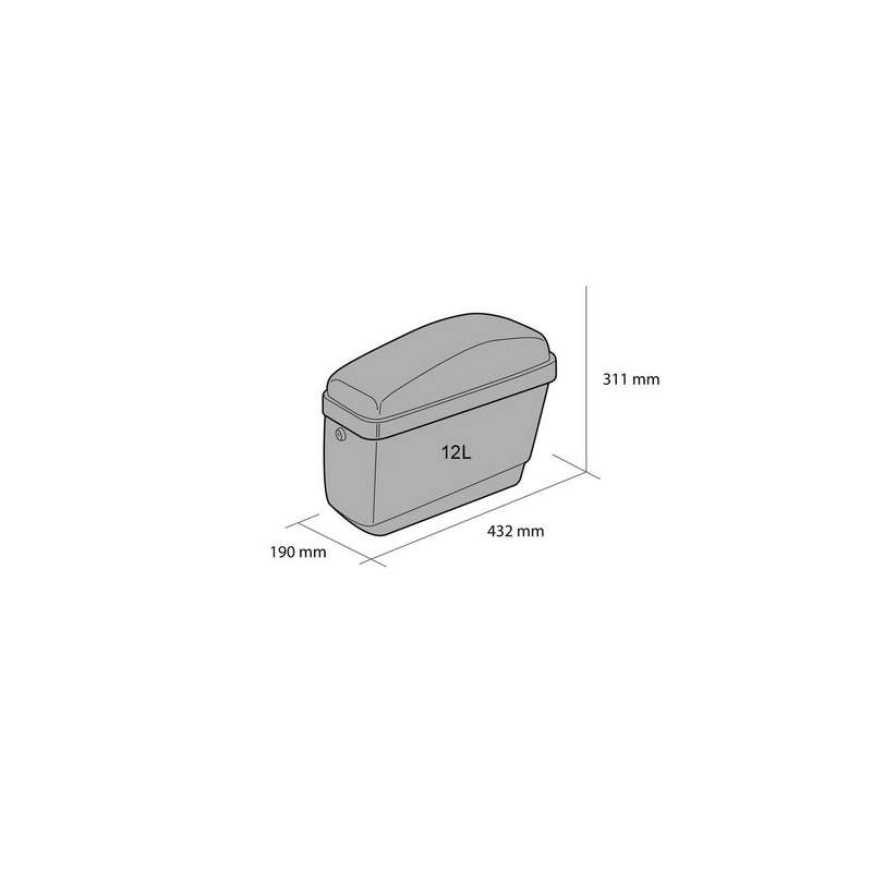 Genti rigide CUSTOMACCES EASY Negru pair, with KF universal support