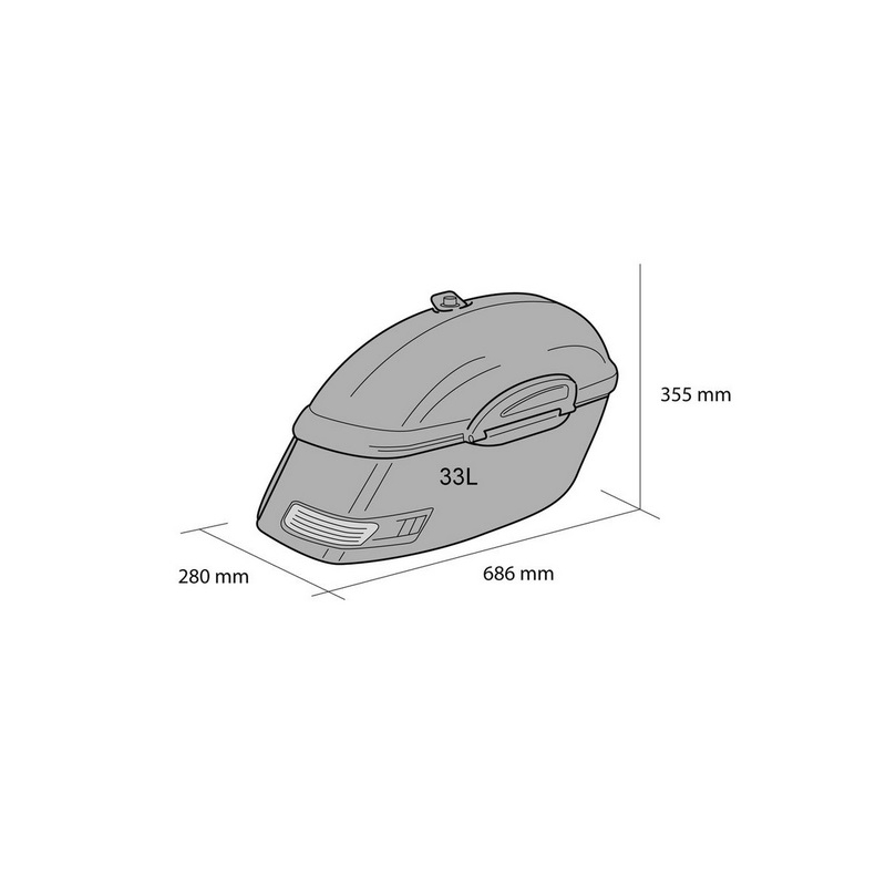 Genti rigide CUSTOMACCES TOURING Negru pereche lichidare