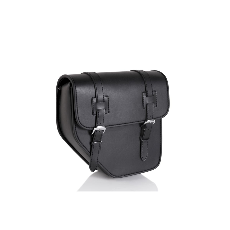 Leather saddlebag CUSTOMACCES IBIZA Negru