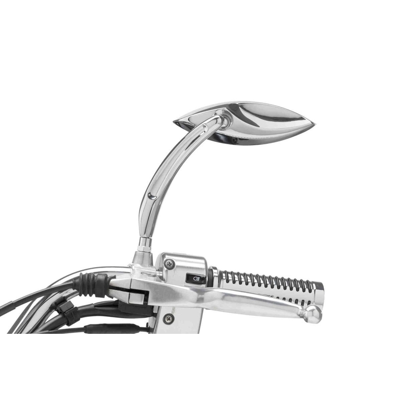 Oglinda retrovizoare CUSTOMACCES REVOLVER stainless steel pereche