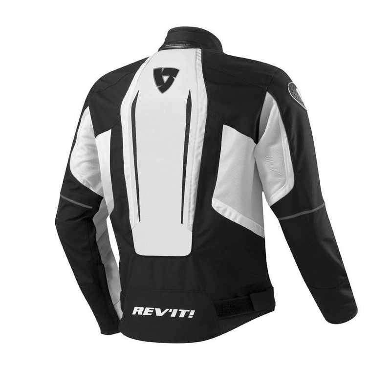 Jachetă de motociclete Revit Airforce alb-negru lichidare