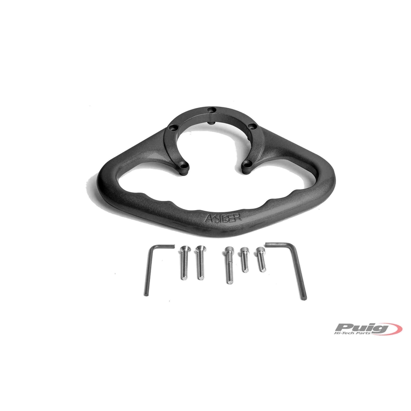 Passenger hangers PUIG Negru pentru APRILIA RSV4 1000 R (Factory) 2009-2014