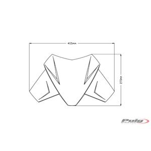 Parbriz PUIG SPORT 20401H smoke